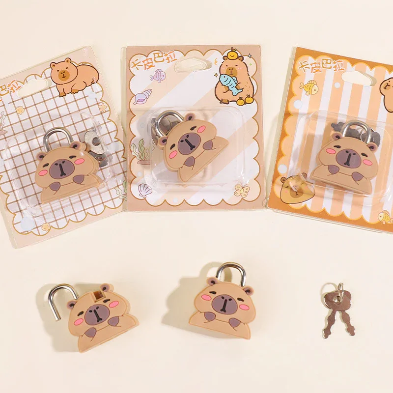 Cute Capybara Mini Padlock