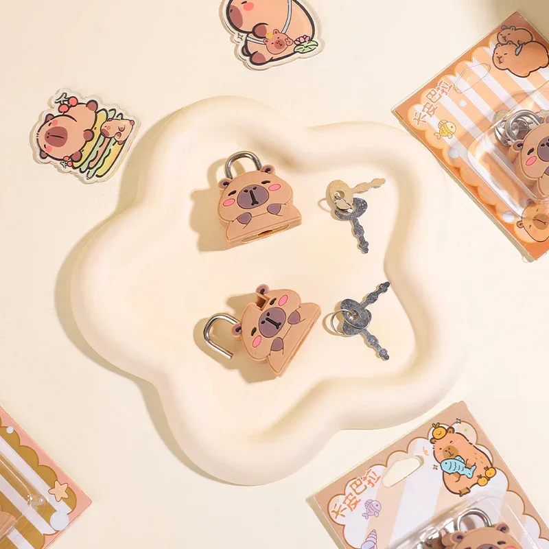 Cute Capybara Mini Padlock
