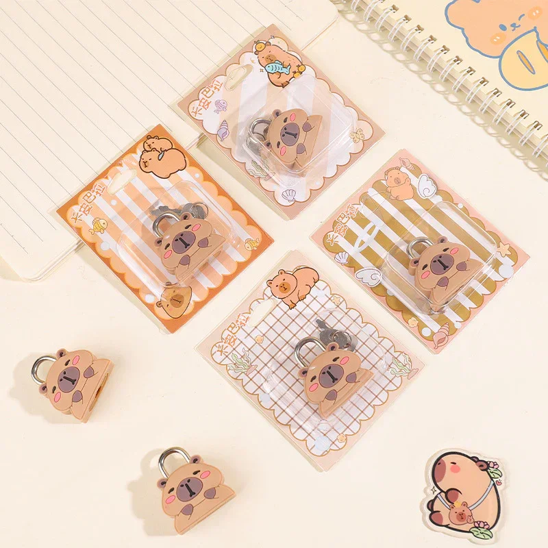 Cute Capybara Mini Padlock