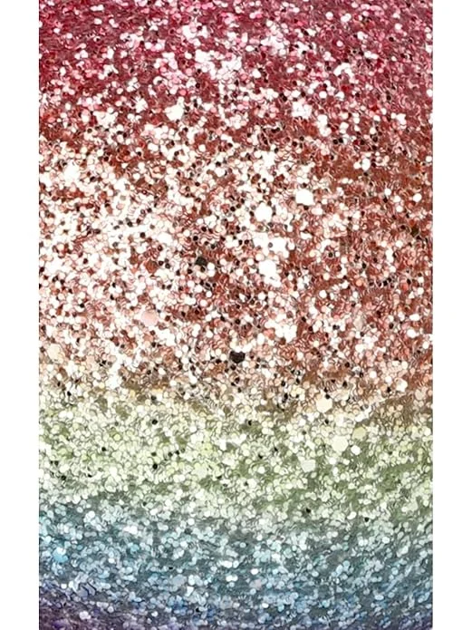 Round Glitter Ombre Clutch with Sling