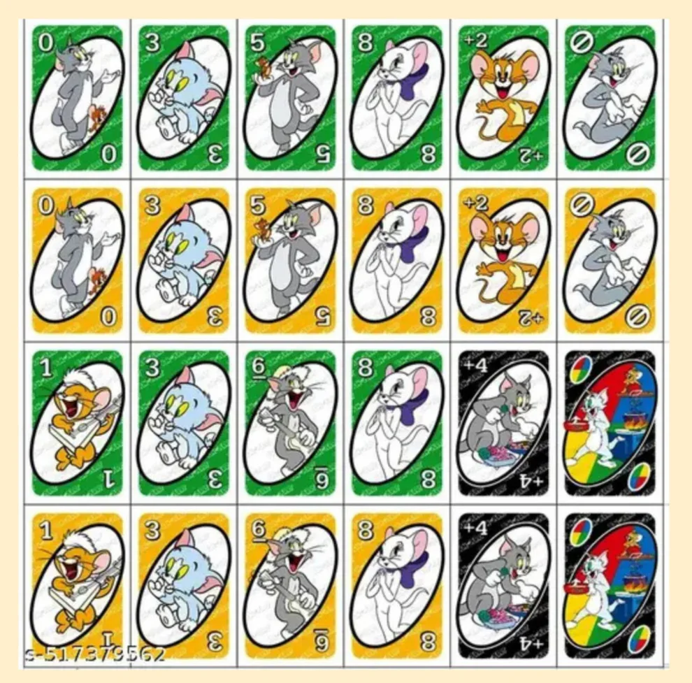UNO Tom and Jerry Special Edition Card Game