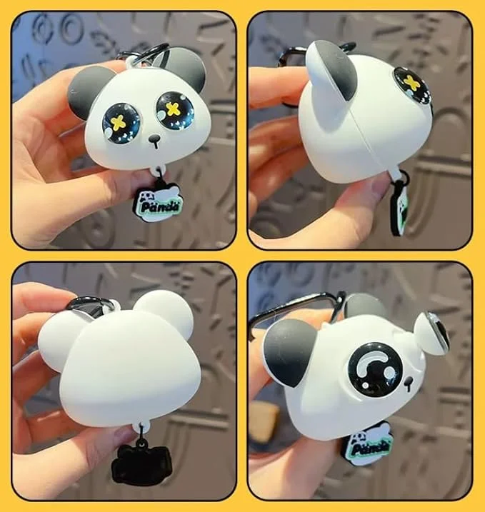 Cute Panda Eye-Popping Keychain