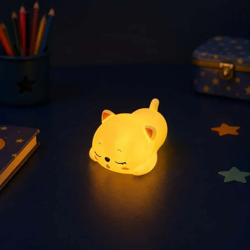Sleeping Cat Night Lamp