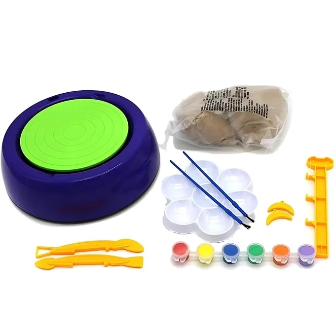 Kids Electric Pottery Wheel Art Set
