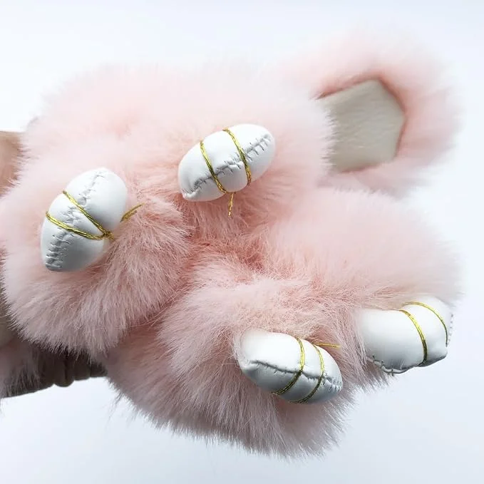 Fluffy Bunny Plush Bag Charm