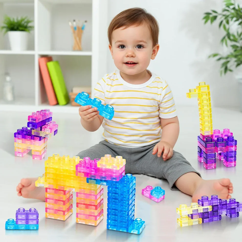Gummy 40pcs Soft Sensory Building Blocks