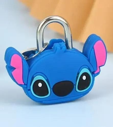 Stitch Themed Cute Lock with Key