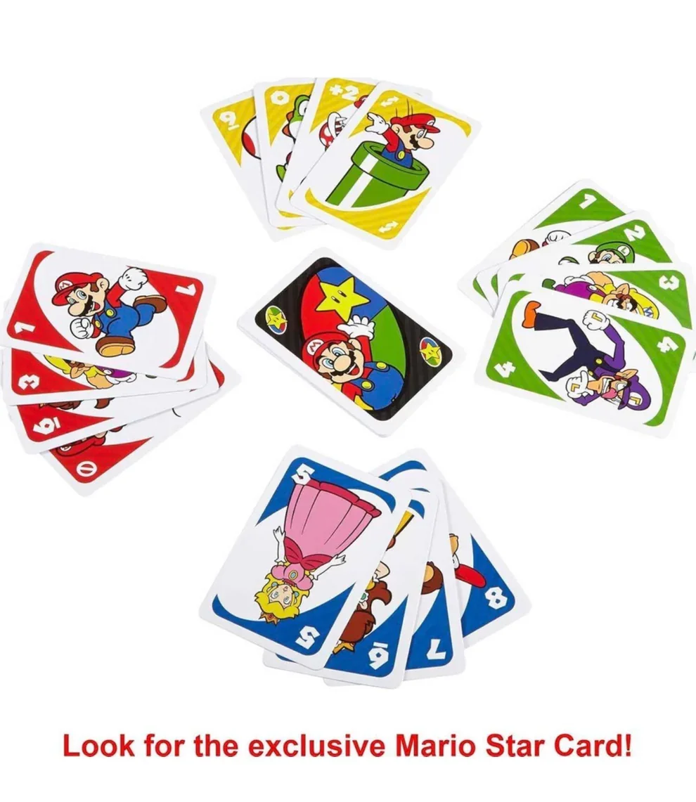 Mattel UNO Super Mario Limited Edition Card Game