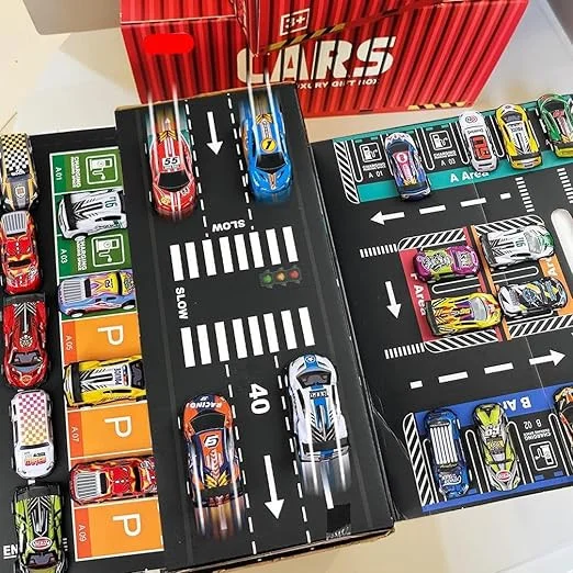 Tiny Traffic 48-Piece Car Playset