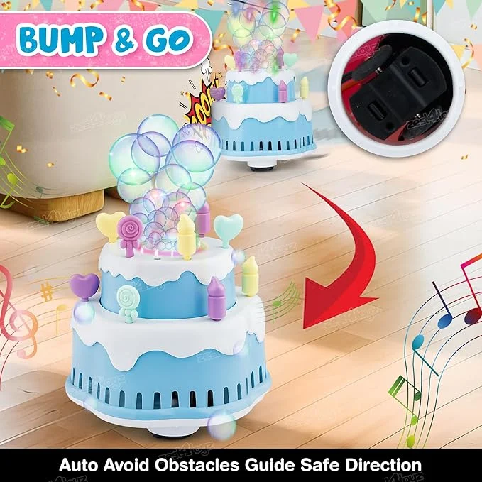 Birthday Cake Bubble Blowing Toy