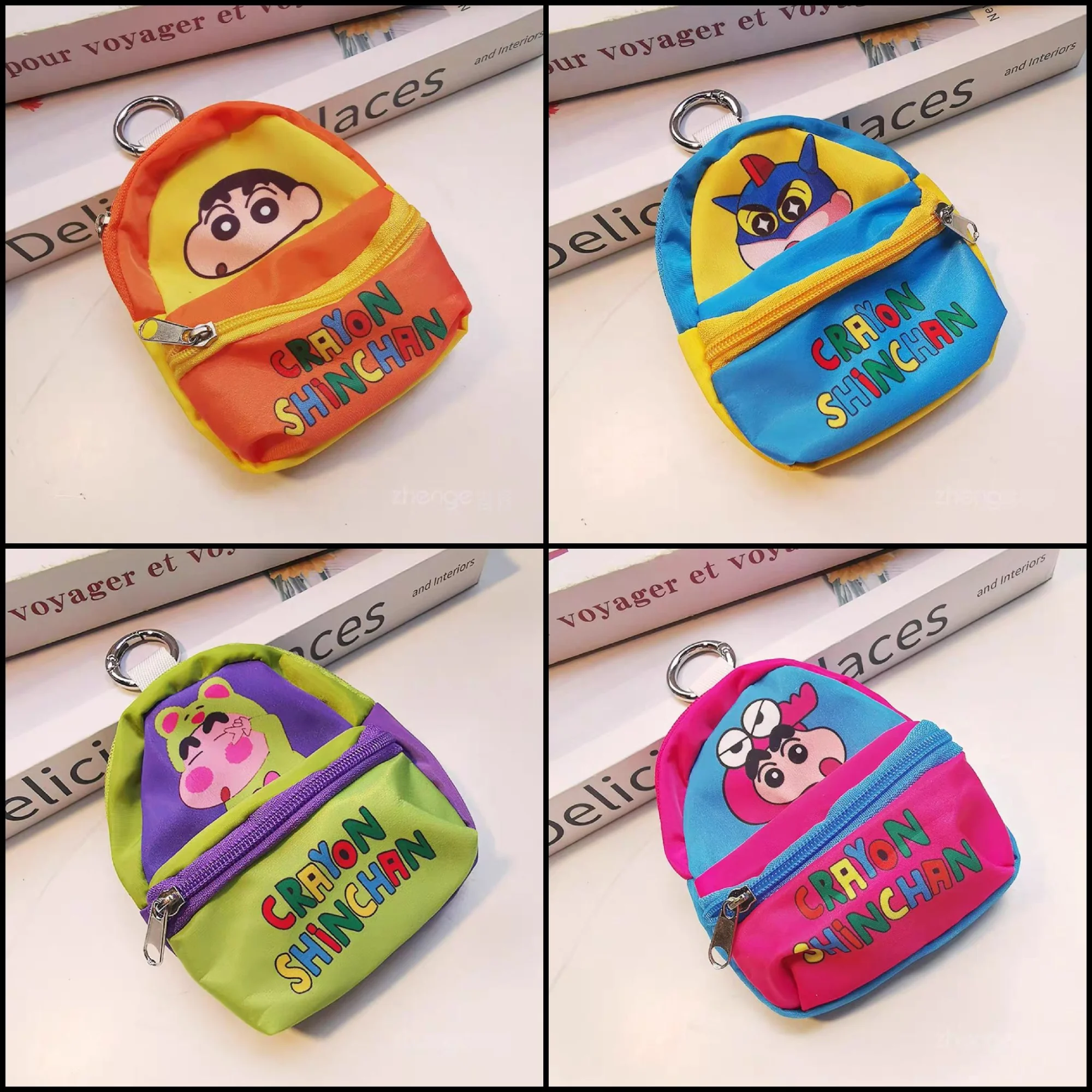 Crayon Shinchan Mini Backpack Keychain Charm