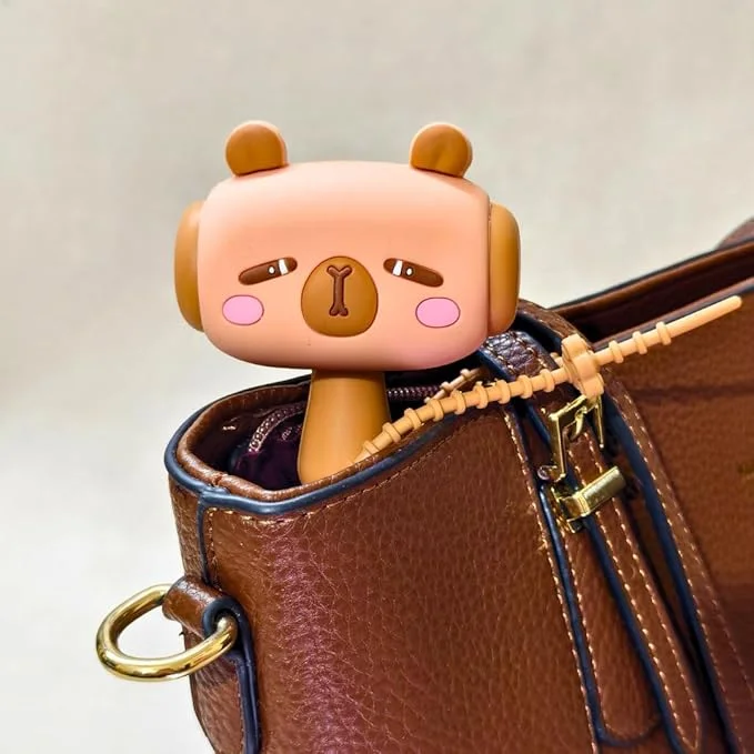 Choo Choo Bear Musical Hammer Keychain