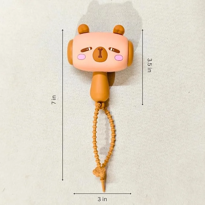 Choo Choo Bear Musical Hammer Keychain