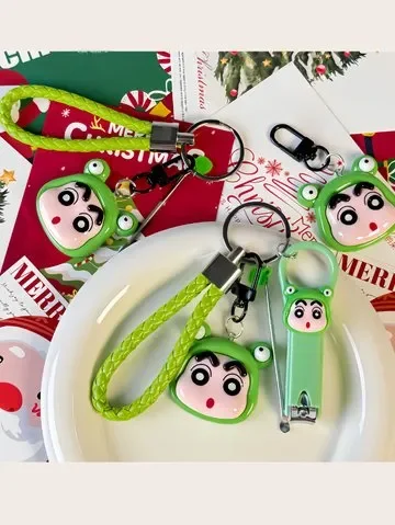 Cute Character Nail Clipper Keychain Set