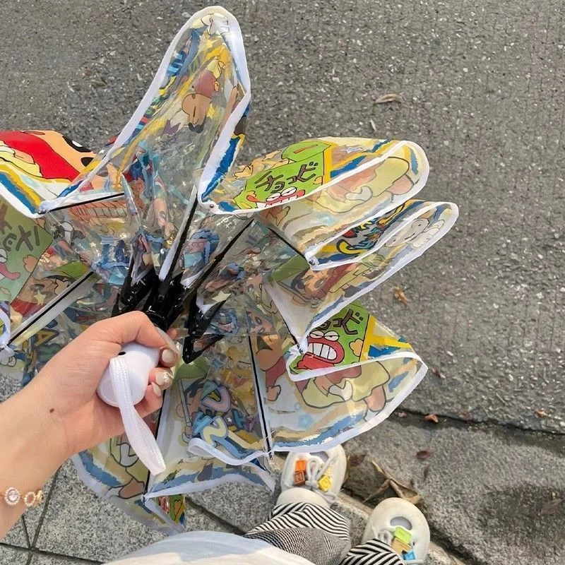 Crayon Shinchan Clear Compact Umbrella
