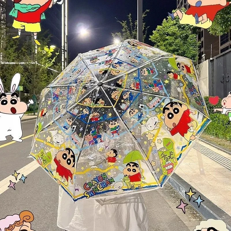Crayon Shinchan Clear Compact Umbrella