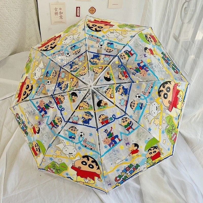Crayon Shinchan Clear Compact Umbrella
