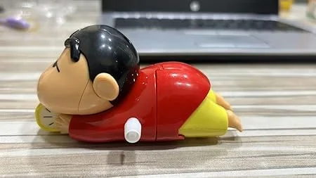 Red Rocket Rascal — Wind-Up Shinchan Toy