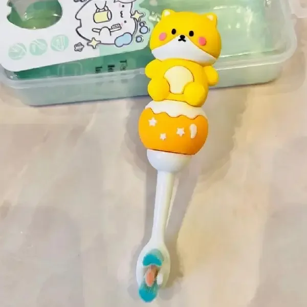 Cute Animal Toothbrush with Character Handle