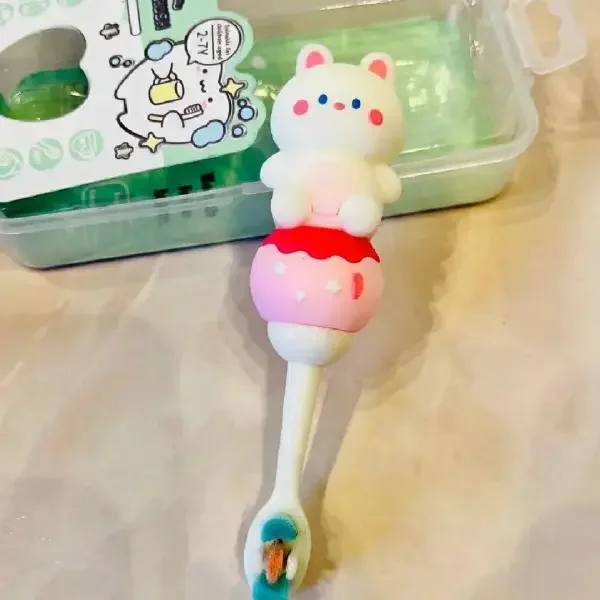 Cute Animal Toothbrush with Character Handle
