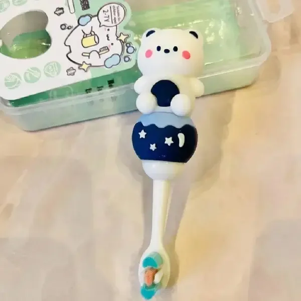 Cute Animal Toothbrush with Character Handle
