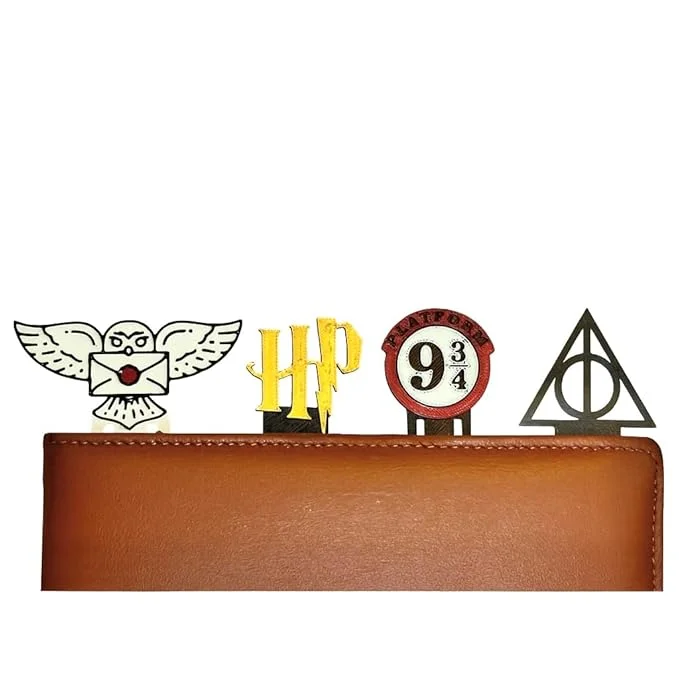 Harry Potter Themed Metal Bookmarks (Any 1)