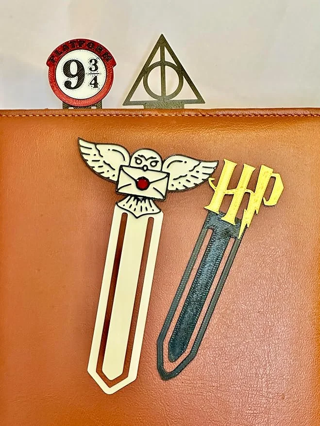 Harry Potter Themed Metal Bookmarks (Any 1)