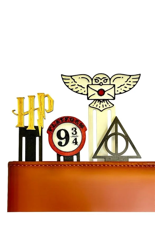 Harry Potter Themed Metal Bookmarks (Any 1)