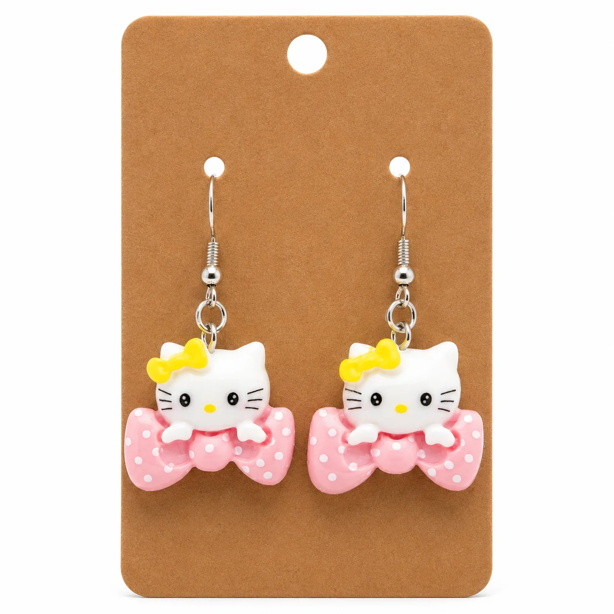 BowBelle Kitty Dangly Earrings