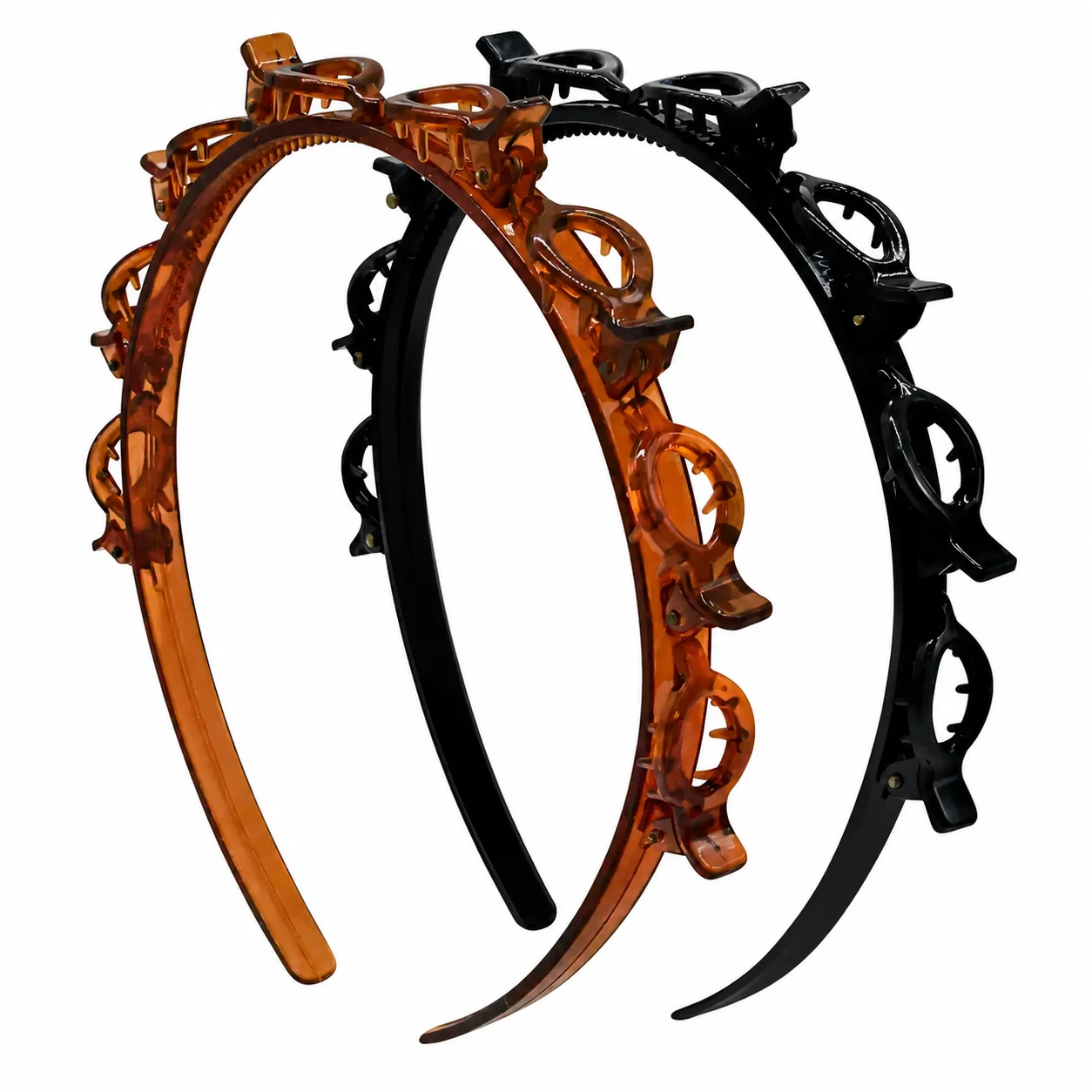 Claw Clip Headband (Brown)