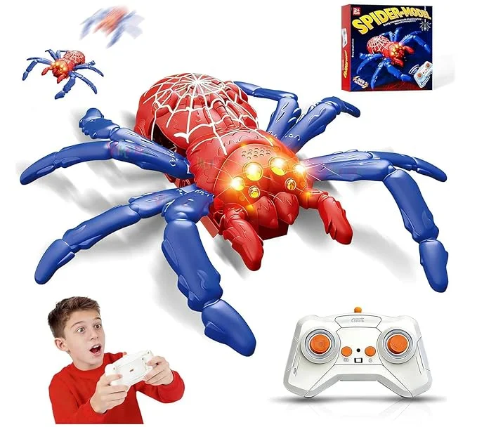 Remote Control Wall-Climbing Spider Toy