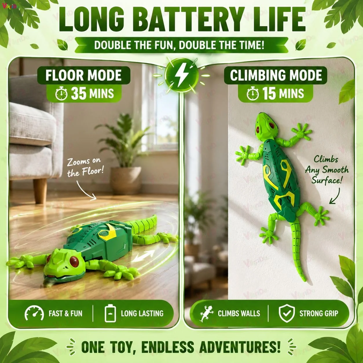 RC Wall Climbing Gecko Toy