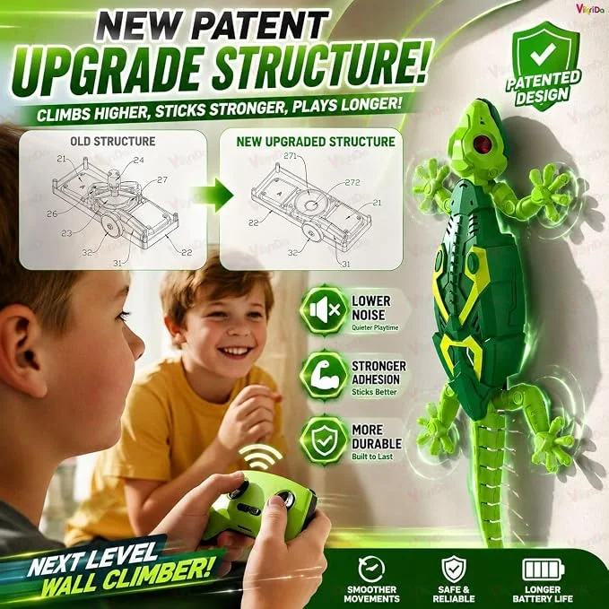 RC Wall Climbing Gecko Toy