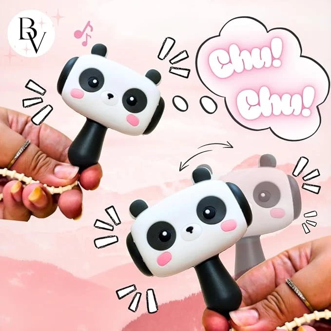 Panda Choo Choo Keychain Charm