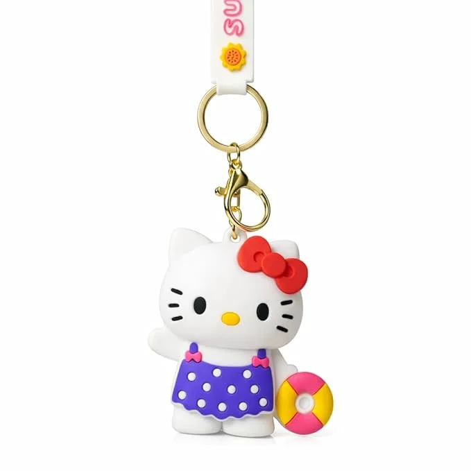 Sunny Pouchies Silicone Pouch Bag Charm