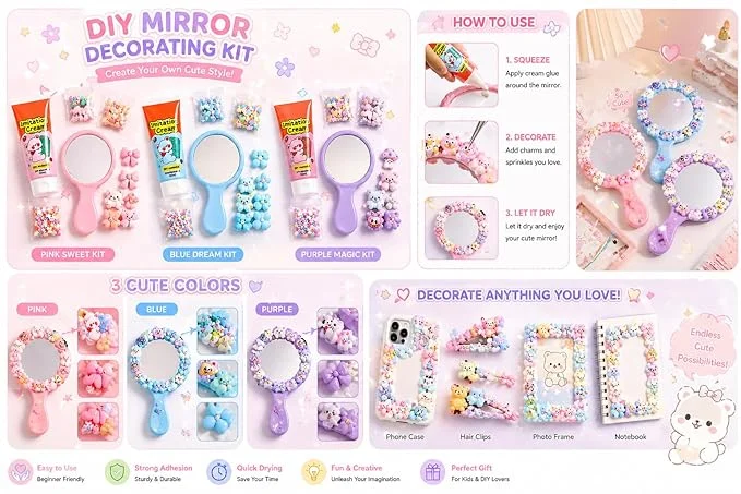 Deco Dream DIY Mirror Decorating Kit