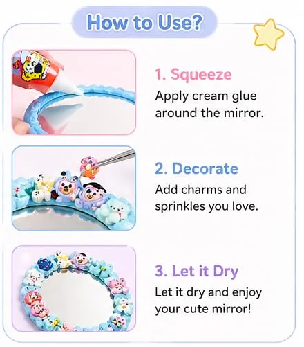 Deco Dream DIY Mirror Decorating Kit