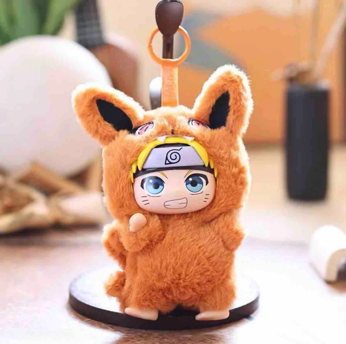 Naruto Beast Party Plush Blind Box Keychain