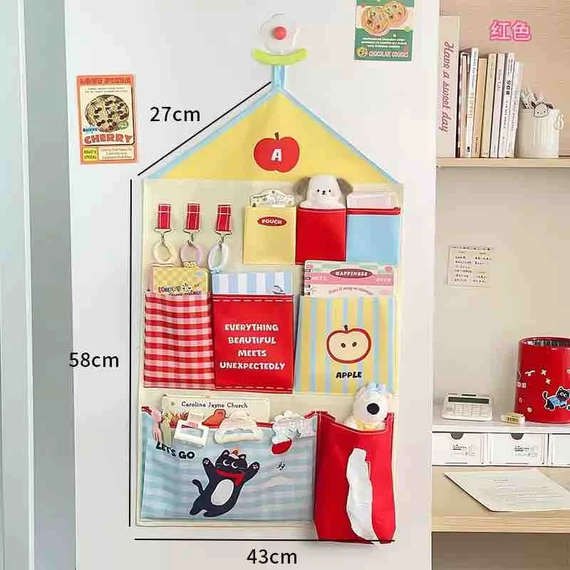 Wall Hanging Storage Organizer with Tissue Holder