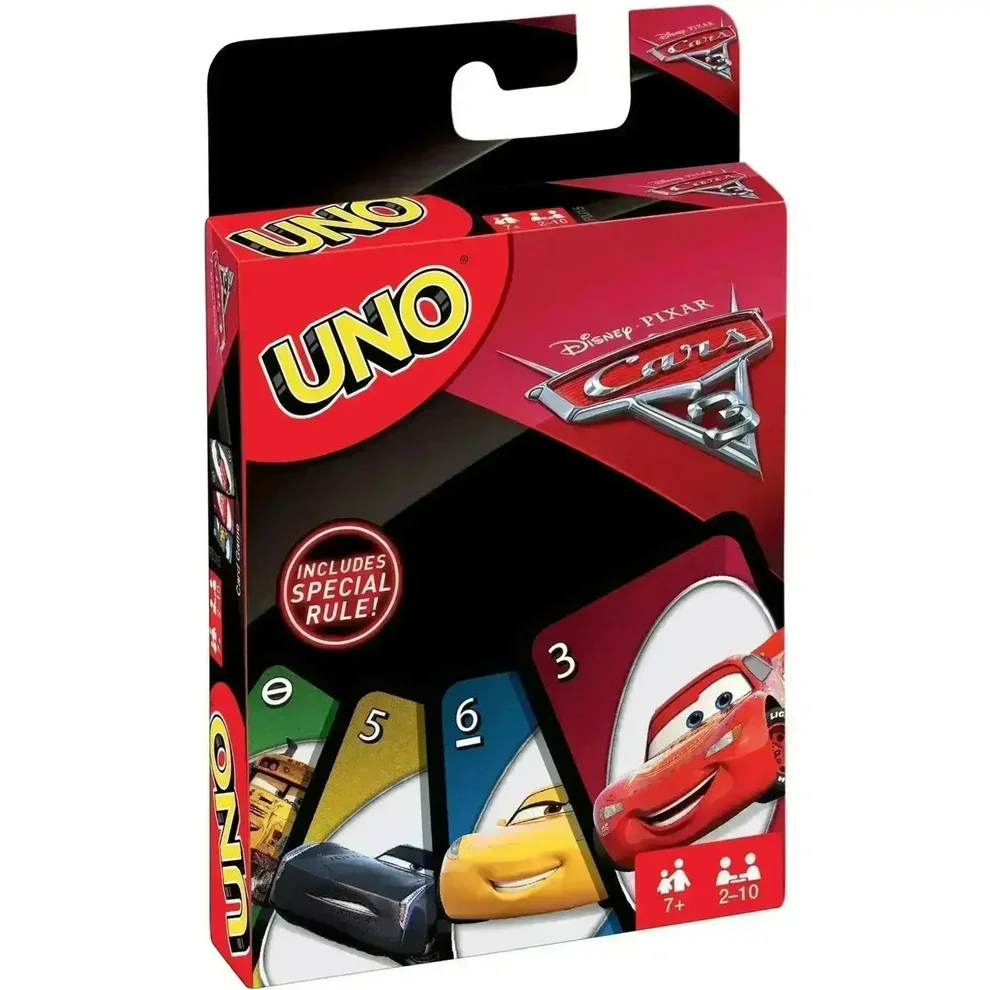 UNO Cars 3 Special Edition Card Game