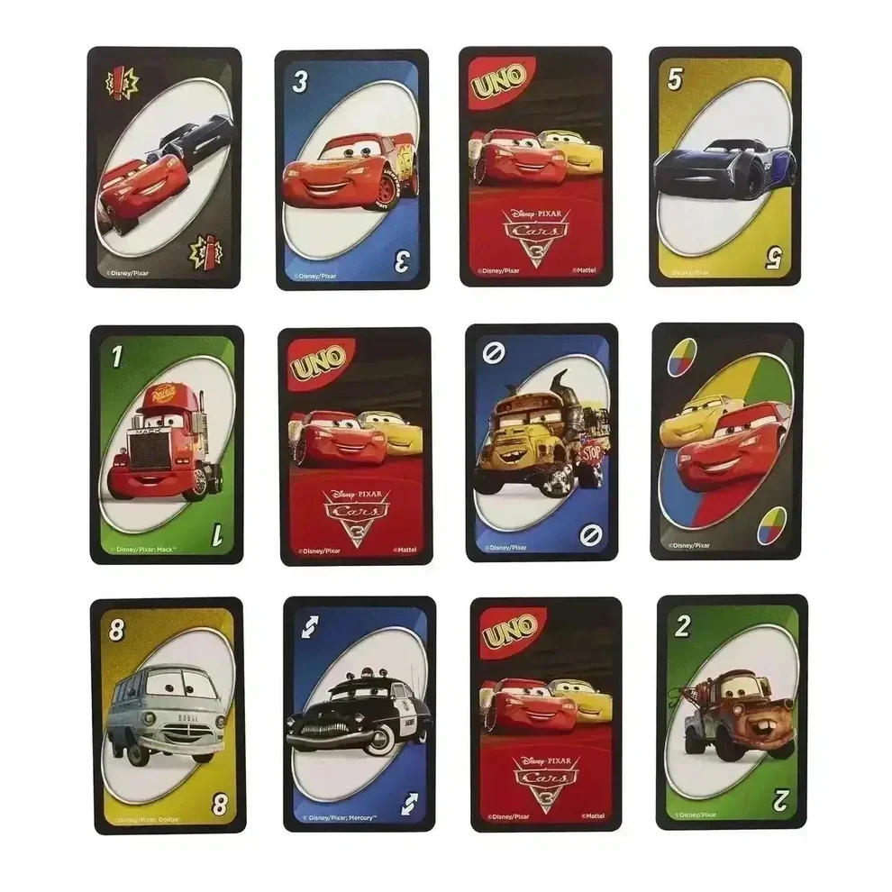 UNO Cars 3 Special Edition Card Game