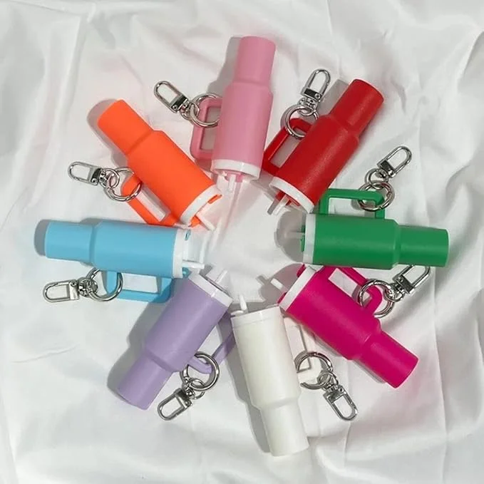 Tiny Sips — Mini Tumbler Stash Keychain