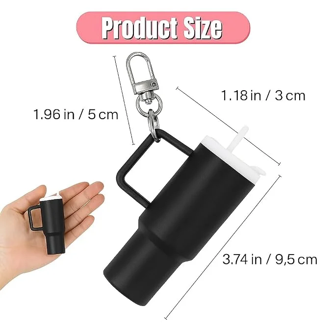 Tiny Sips — Mini Tumbler Stash Keychain