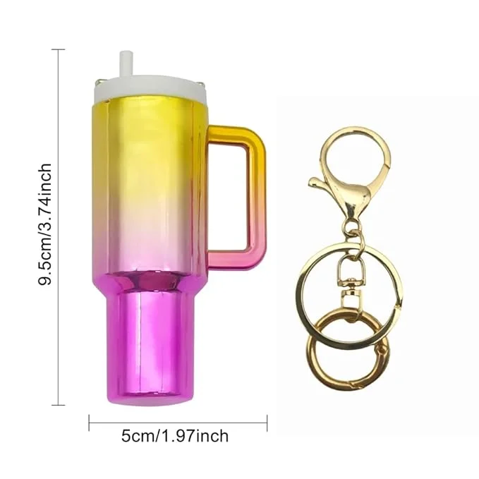 Tiny Sips — Mini Tumbler Stash Keychain