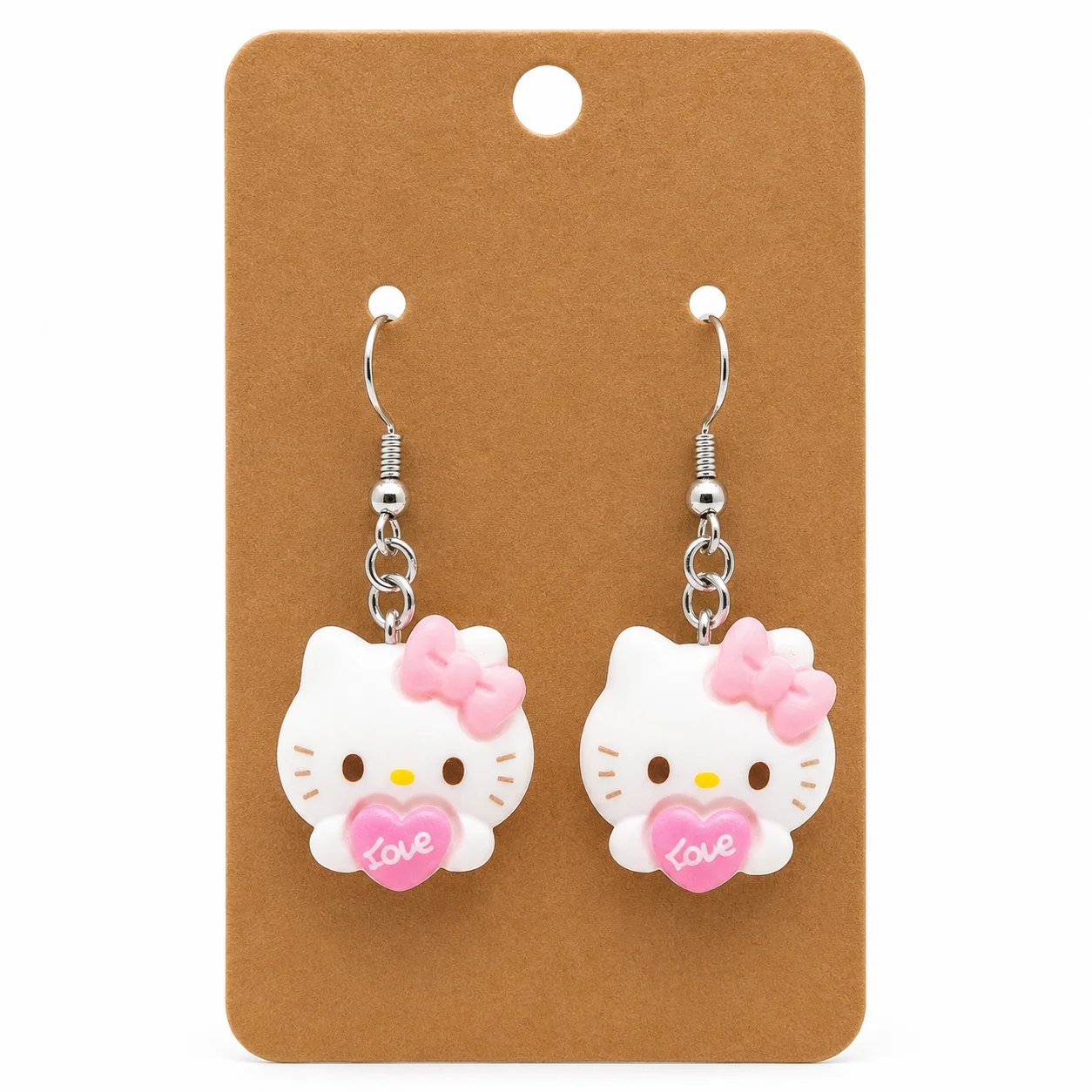 Lovebug Kitty Dangly Earrings