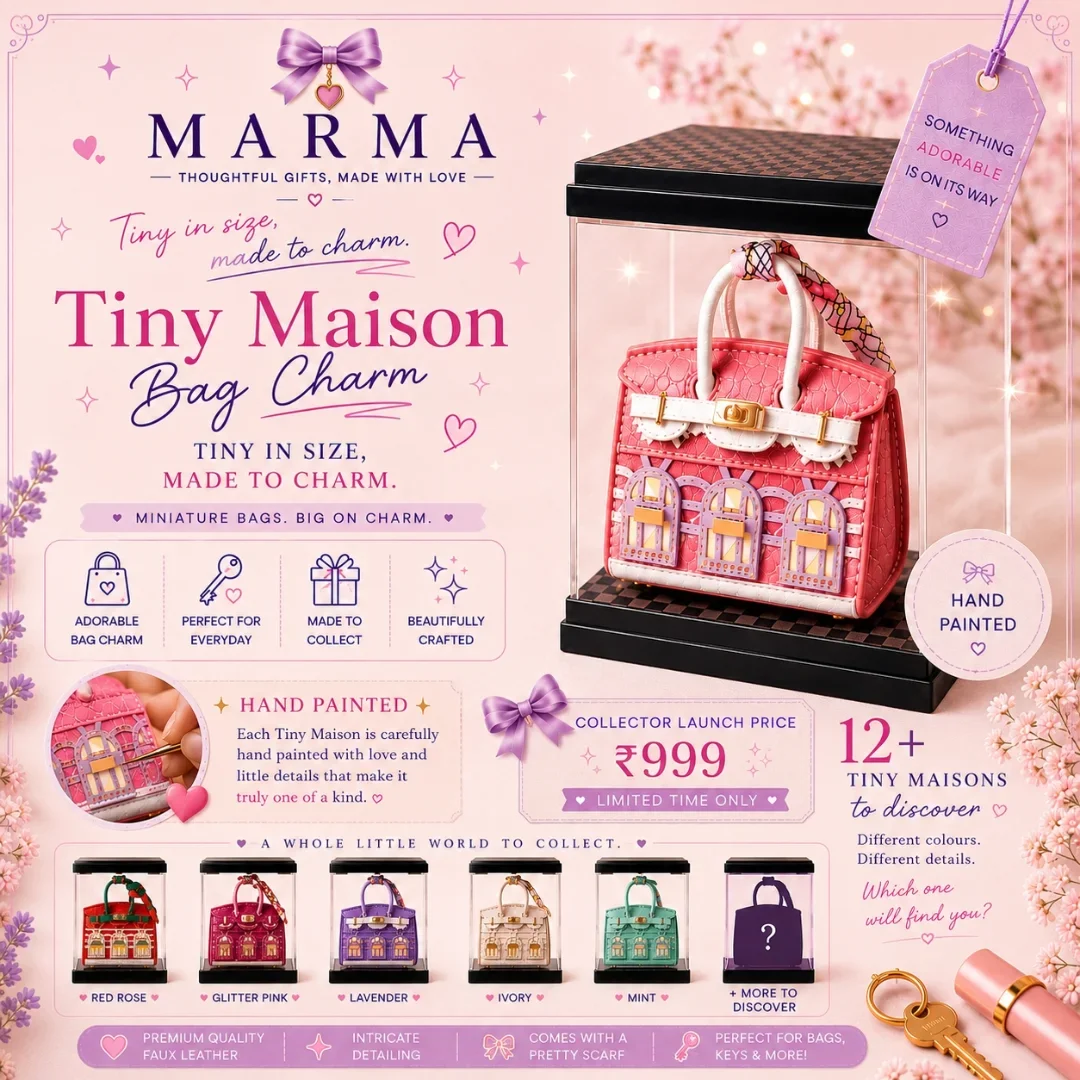 Tiny Maison Bag Charm & Storage
