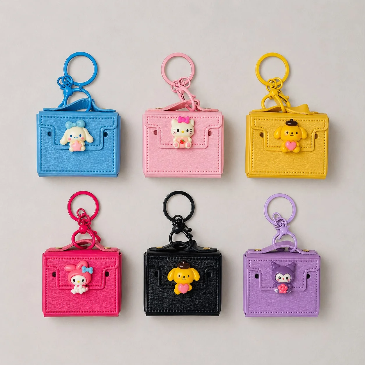 Sanrio Character Mini Bag Keychain