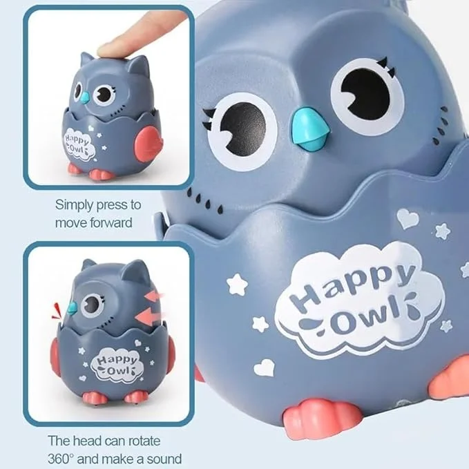 Press And Go Owl Toy