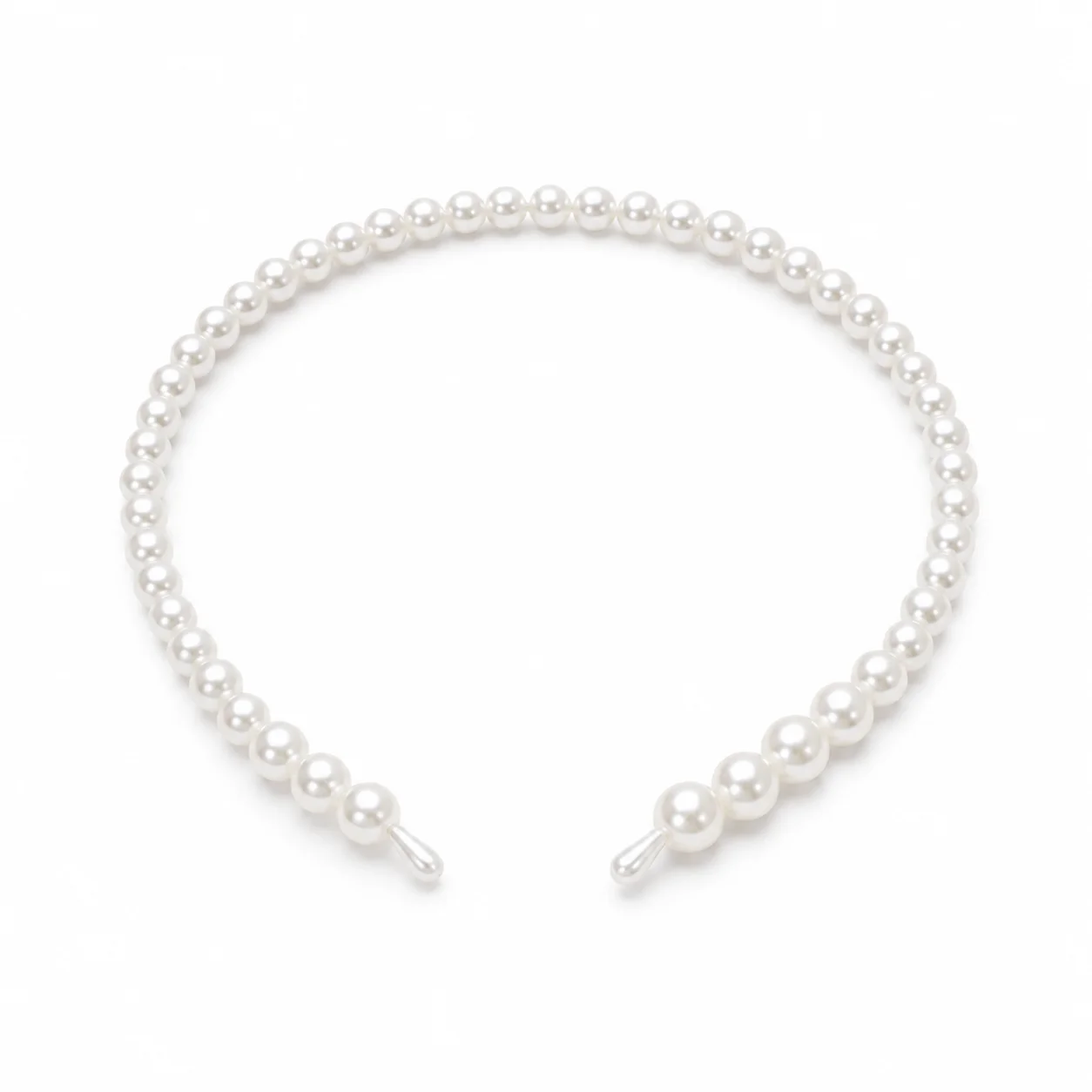 Elegant Pearl Acrylic Hair Band