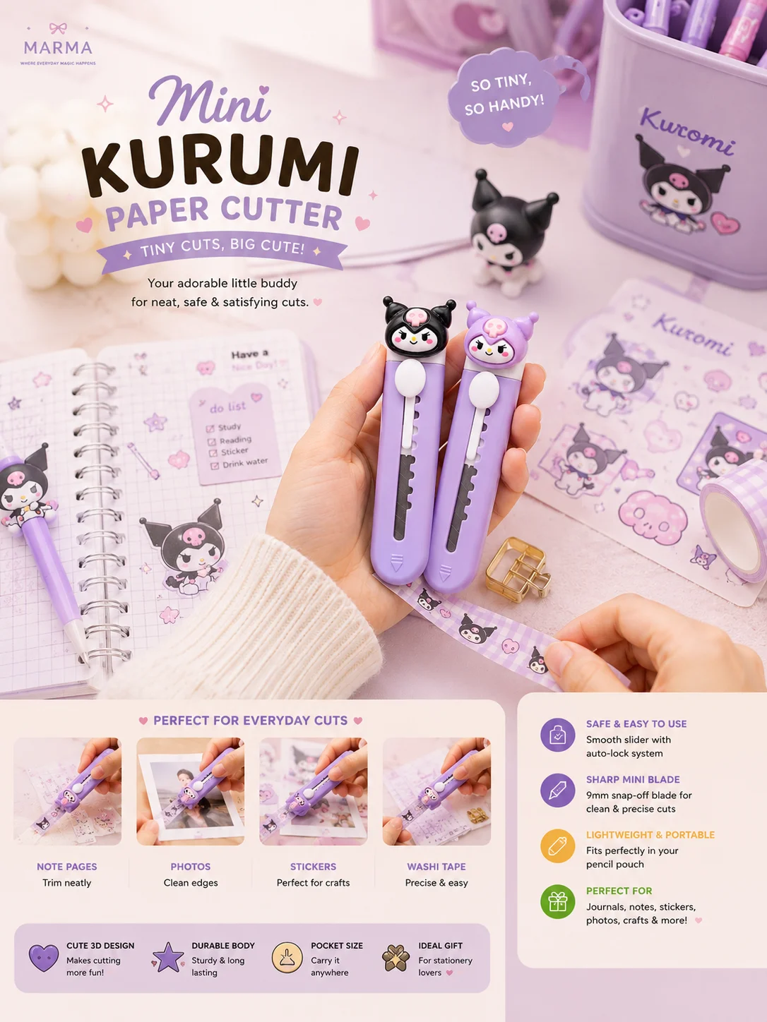Mini Kurumi Paper Cutter (Any 1)